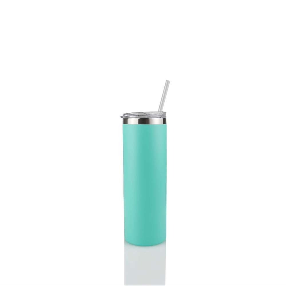 20oz POWDER COATED SKINNY TUMBLER MINT